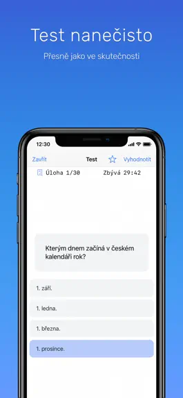 Game screenshot České reálie cvičný test hack
