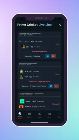 Game screenshot Prime Cricket Live Line mod apk