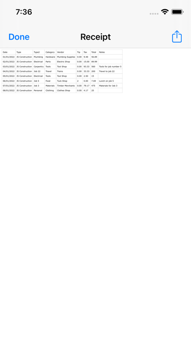 Receipt Catcher Evo - Expenses Screenshot