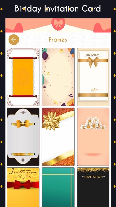 Birthday Invitation Cards HD Screenshot
