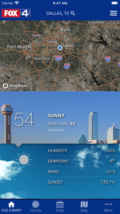 FOX 4 Dallas-FTW: Weather Screenshot