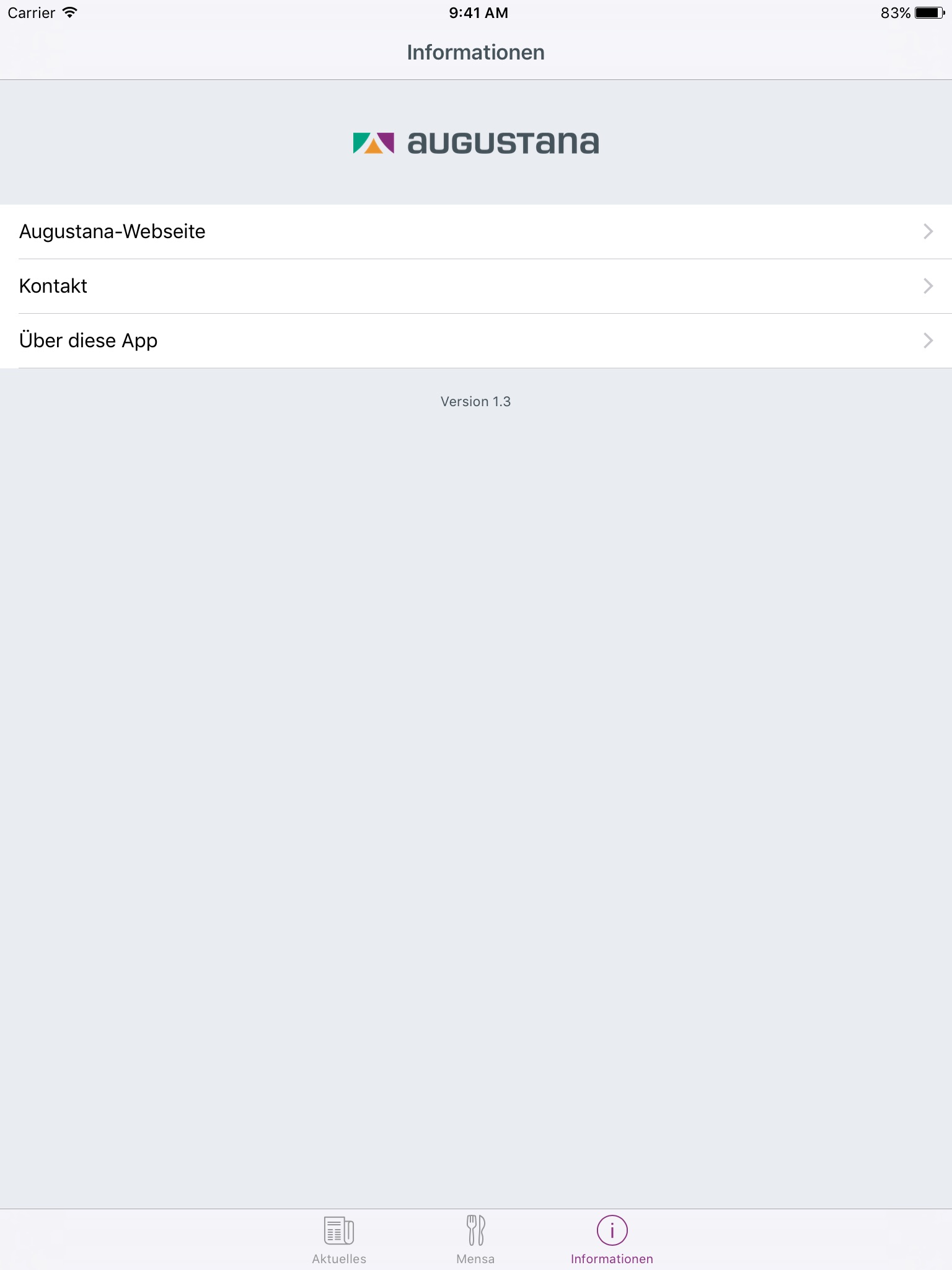 Augustana-App screenshot 3