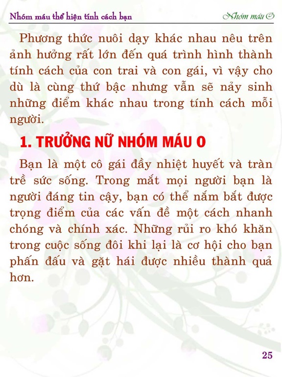 Screenshot #5 pour MÁU O THỂ HIỆN TÍNH CÁCH BẠN