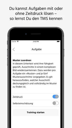 Screenshot von TMS Trainer auf dem iPhone 3