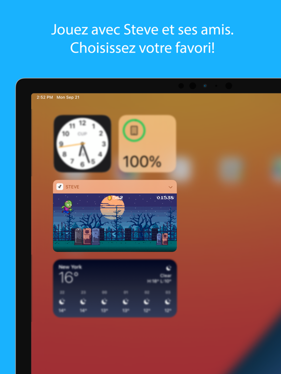 Screenshot #6 pour Steve - Widget Jeu