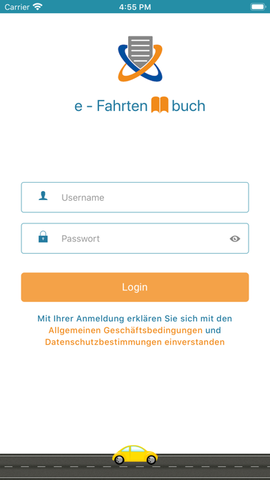 PTC eFahrtenbuch Screenshot