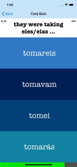 Portuguese Verb Blitz(圖3)-速報App