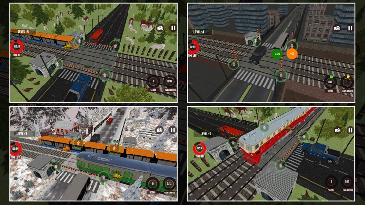 Railroad Crossing Train Sim 3D screenshot-4
