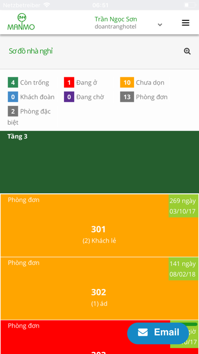 Screenshot #2 pour Quản lý cơ sở lưu trú ManMo3H