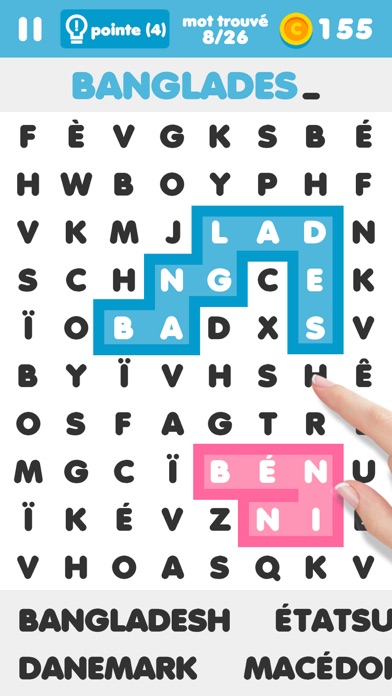 Screenshot #2 pour Mots Mêlés (Word Search)