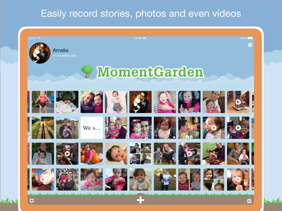 Moment Garden: Your Baby Album iPad screenshot 4 - Lifestyle app