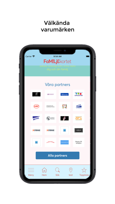 Familjekortet: Grymma rabatter Screenshot