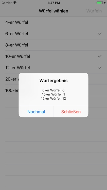 Pen and Paper Würfel