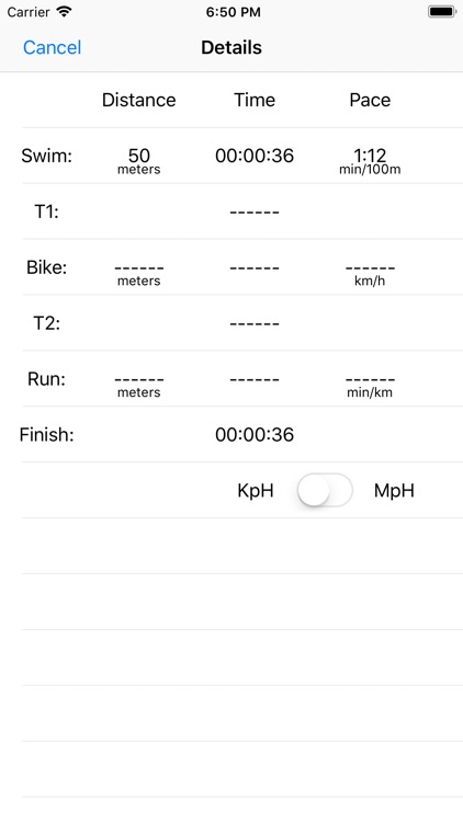 My Results - Triathlon screenshot-3