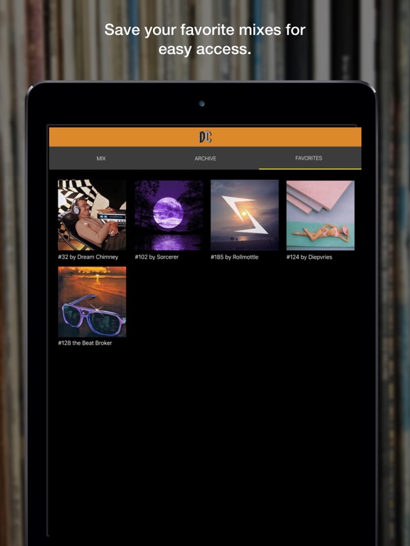 Mix of the Week iPad screenshot 4 - Music app