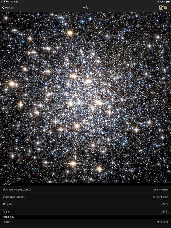 Astronomy Observer iPad screenshot 8 - Reference app