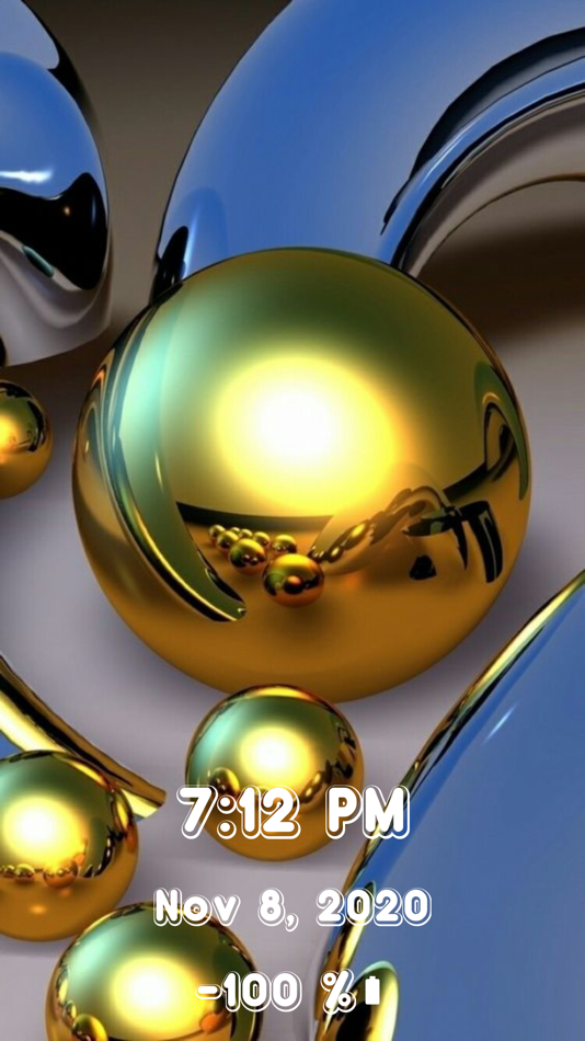 #10. ClockDisplay - Time Wallpaper (iOS) 由: Abdulla Yasin