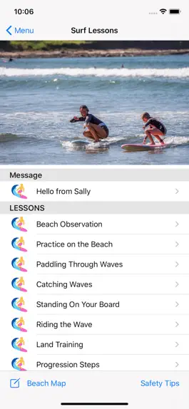 Game screenshot Sally's Surf School apk