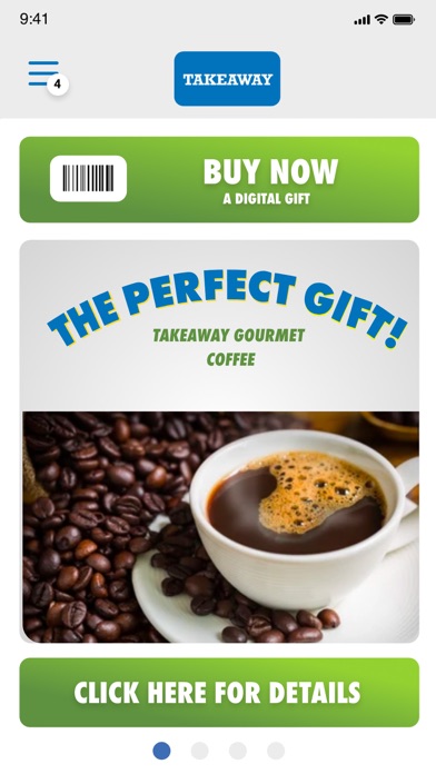 TAKEAWAY Digital Gift Screenshot