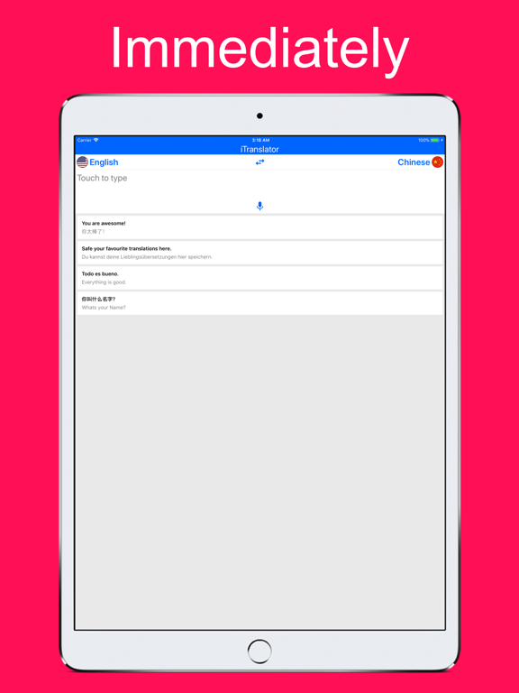 Translate Voice & Dictionary iPad screenshot