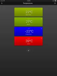 Temperatures App ipad bilder 1