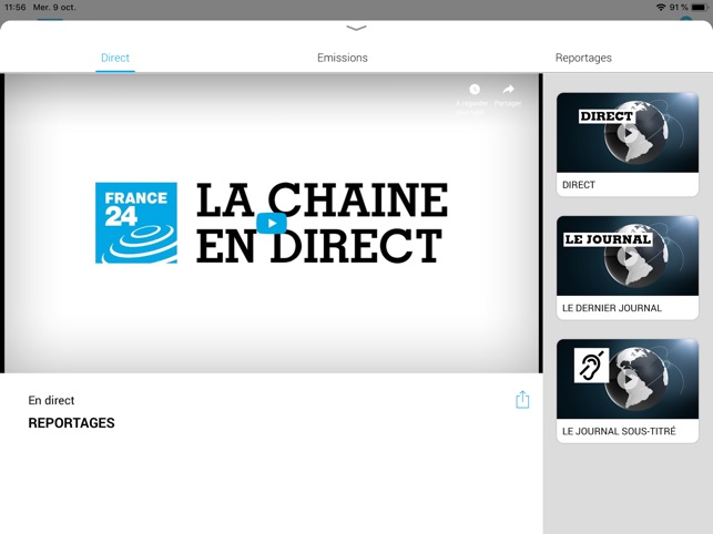 FRANCE 24 - Info et actualités dans l'App Store
