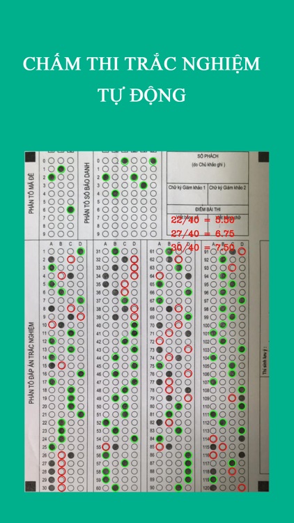 Chấm thi trắc nghiệm