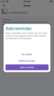 coronasurveys iphone screenshot 4