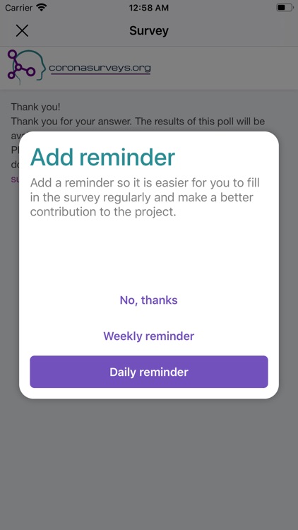CoronaSurveys screenshot-3