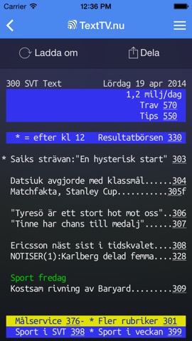 TextTV.nu - SVT Text TVのおすすめ画像3