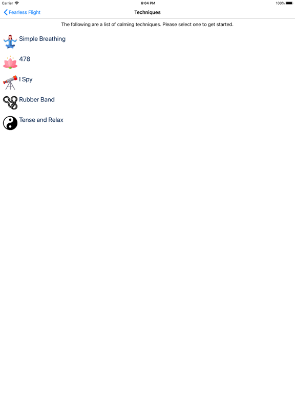 Fearless Flight iPad screenshot 3 - Travel app