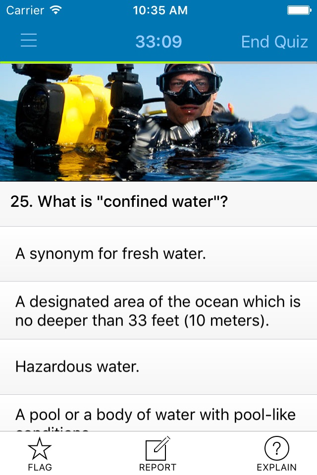 Scuba Exam Lite screenshot 2