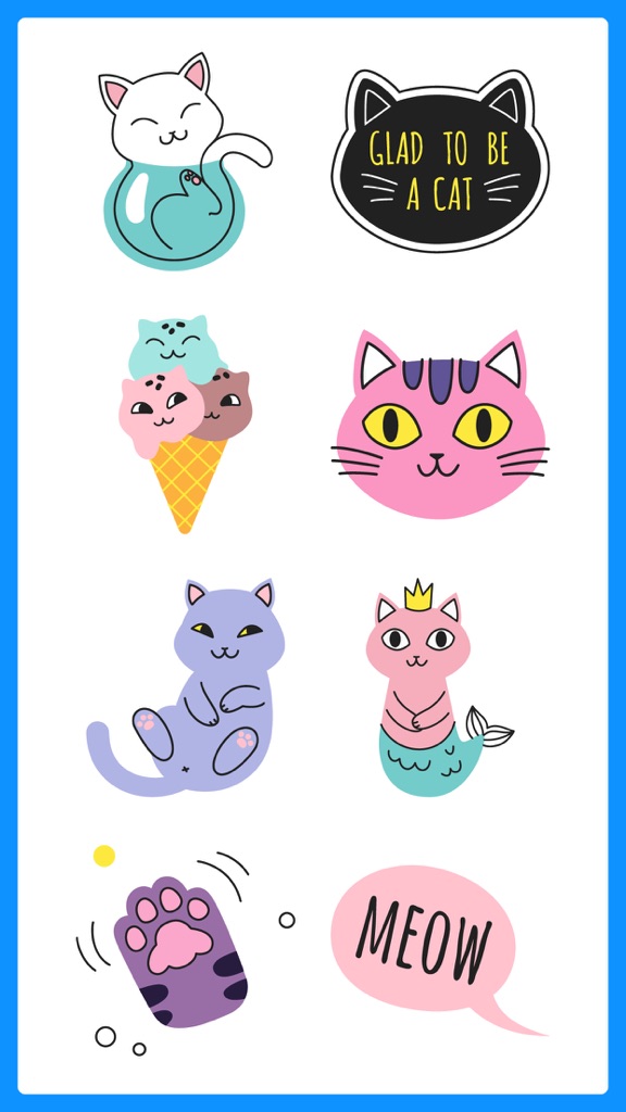 【图】Growly Cat Stickers Emoji App(截图1) 【图】Growly Cat Stickers Emoji App(截图1)