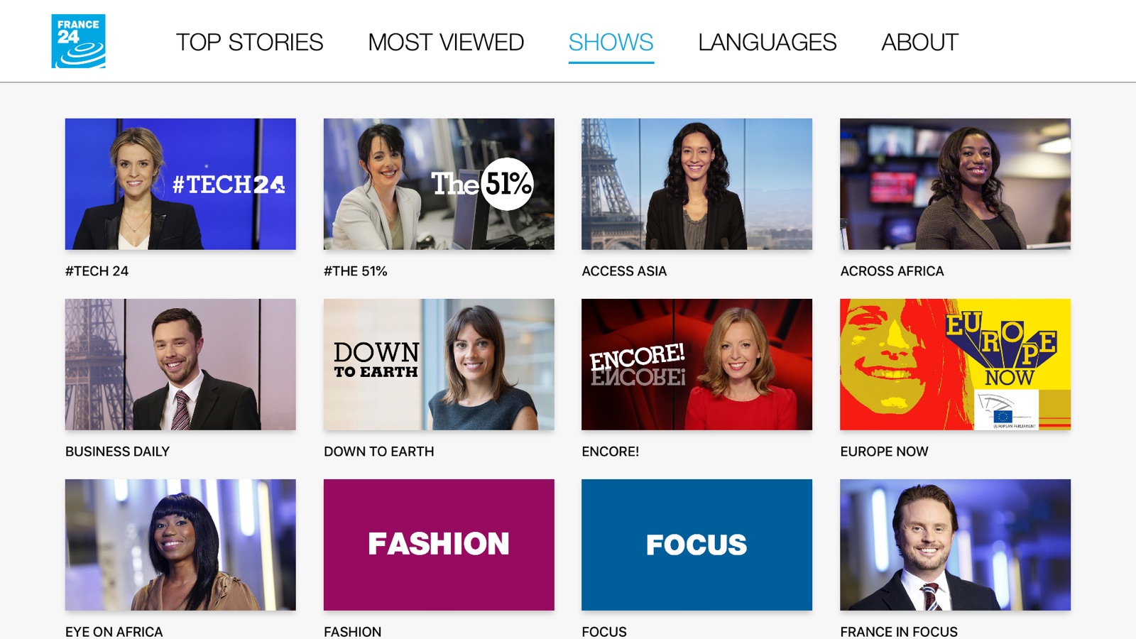 France 24 - World News 24/7 apple_tv screenshot 2