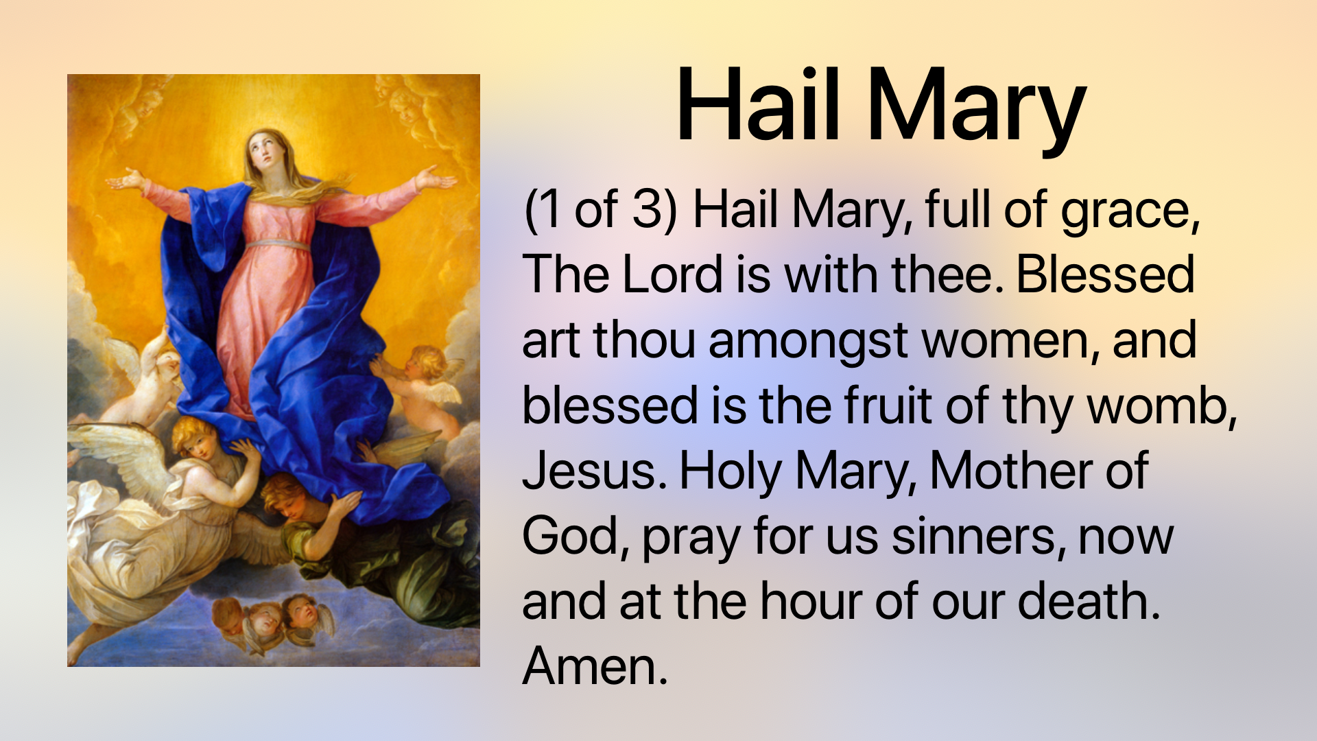 Chaplets and Rosary