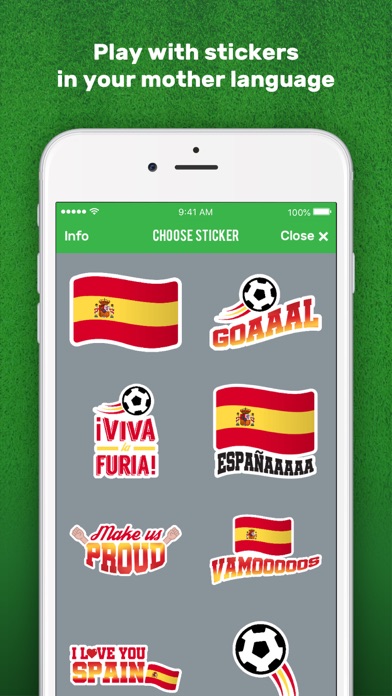 Matchday Stickers iPhone screenshot 6 - Photo & Video app