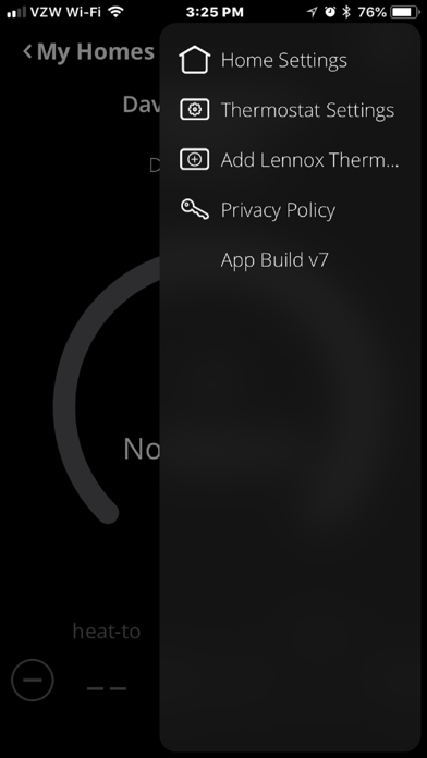 iComfort Home Companion App iPhone screenshot
