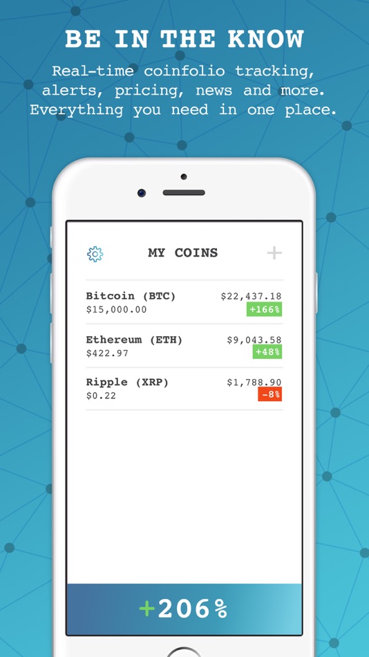 #2. Crypto Tracker & Portfolio (iOS) 由: RTC Holdings Incorporated