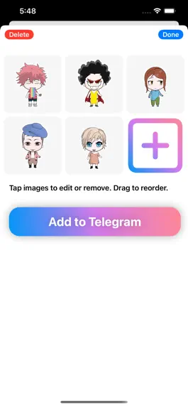 Game screenshot Sticker Maker for Telegram apk