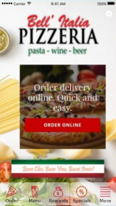 Bell' Italia Pizzeria Screenshot