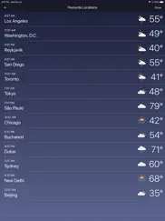 the weather forecast app айпад изображения 2