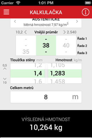 MUTT Calculator screenshot 2