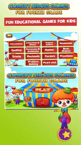 Game screenshot Circus Fourth Grade Games mod apk