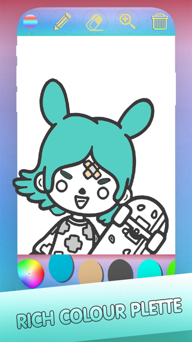 Toca Life Coloring Screenshot