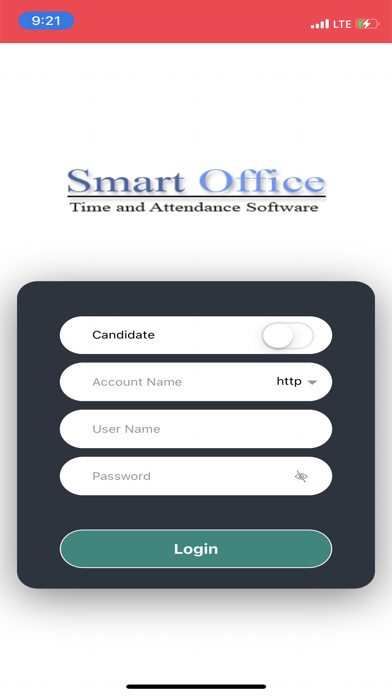 Smartoffice biometric Screenshot