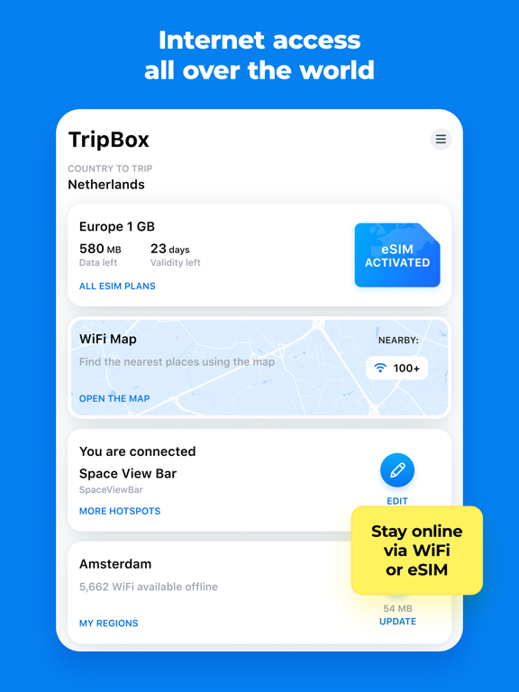 WiFi Map TripBox: Find Hotspot screenshot