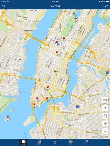 ニューヨークオフラインマップ—都市、地下鉄、空港のおすすめ画像1