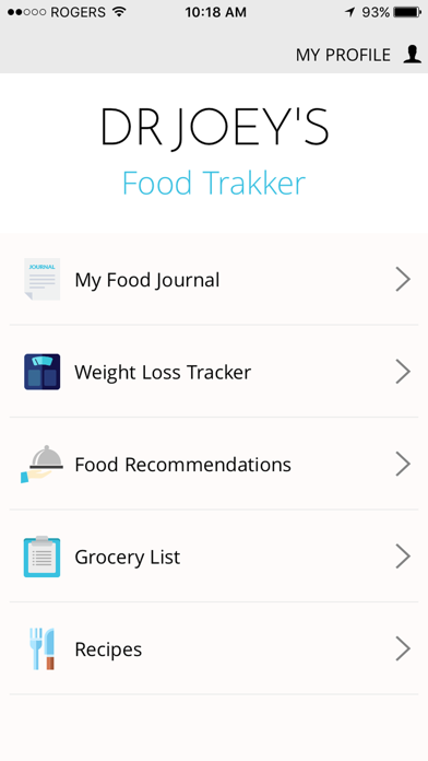 Food Trakker Screenshot