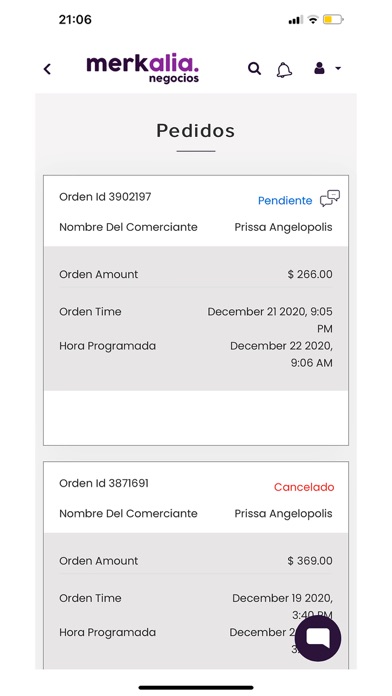 Merkalia Negocios Screenshot