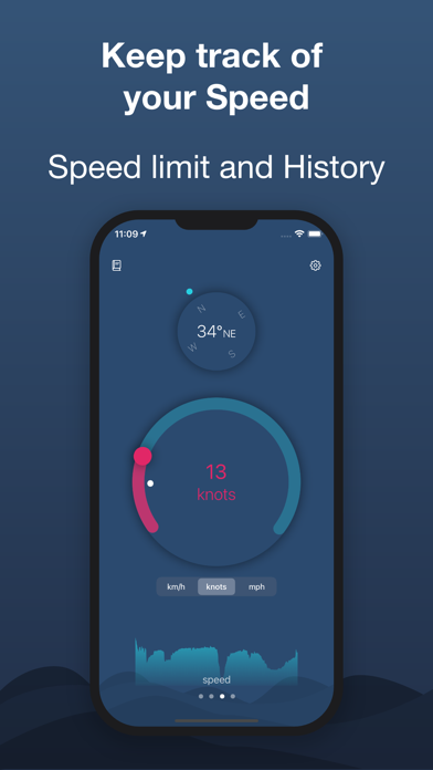 Nautic Speed and Compass Screenshot